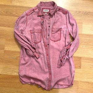 Express Denim Button Up